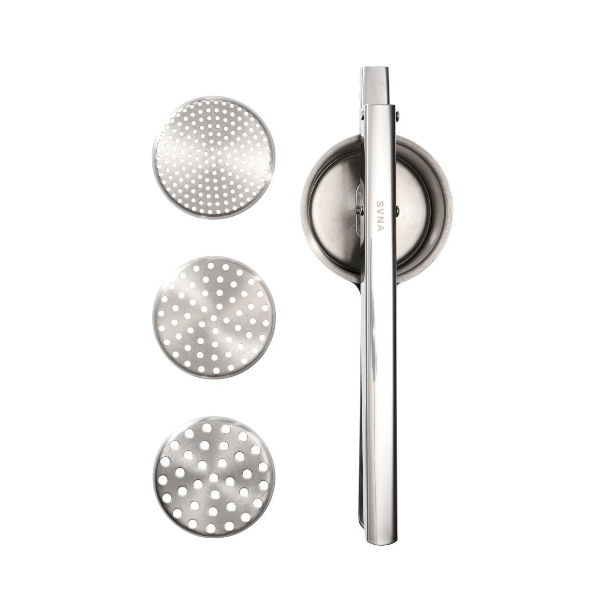 S V N A 3 In 1 Stainless Steel Potato Ricer 30.5x10x12.5cm