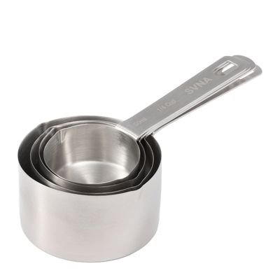 Svna Premium Stainless Steel Measuring Cup Set 18X8.2X5.3Cm