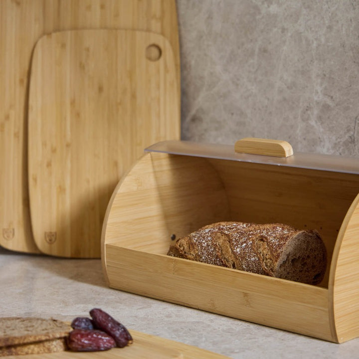 Dw Bamboo Bread Box - Natural