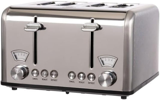 Dw Newbury Vintage 4 Slice Toaster 29.2X26.5X18Cm S/S