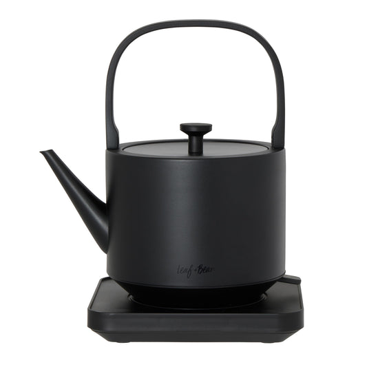 Leaf & Bean Hygge Stainless Steel Electric Kettle 600Ml Black 20.5X16.3X24.8Cm