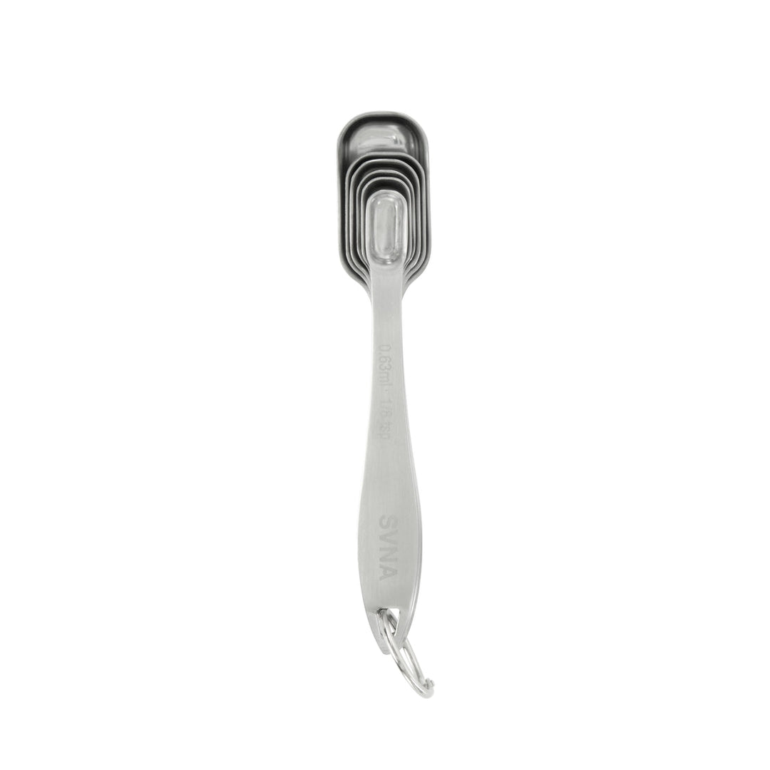 Svna Premium Stainless Steel Spice Jar Measuring Spoons 6Pcs Set