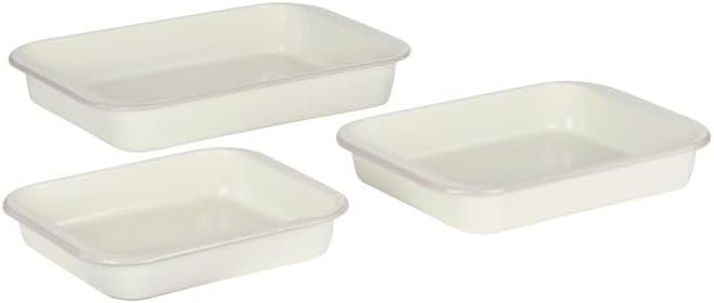 Dw Daylesford Enamel Baking Tray Set Of 3