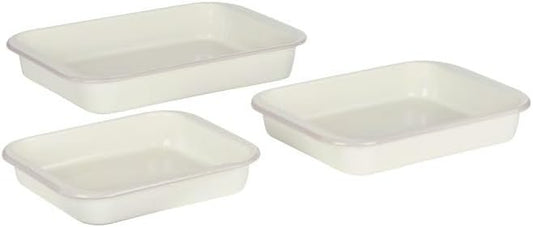Dw Daylesford Enamel Baking Tray Set Of 3