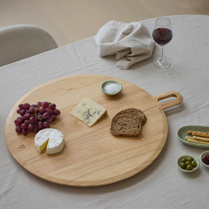 Davis & Waddell Hudson Wood Round Serving / Grazing Board 60Cm