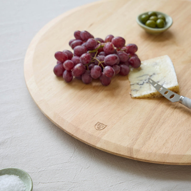 Davis & Waddell Hudson Wood Round Serving / Grazing Board 60Cm