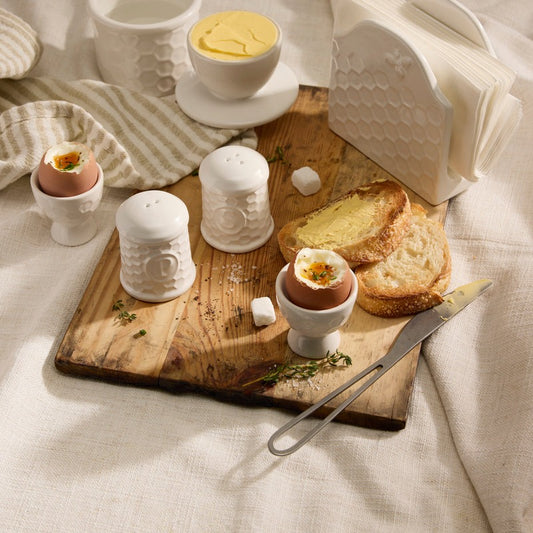 Dw Wildflower & Hive Egg Cup - Set Of 2 White