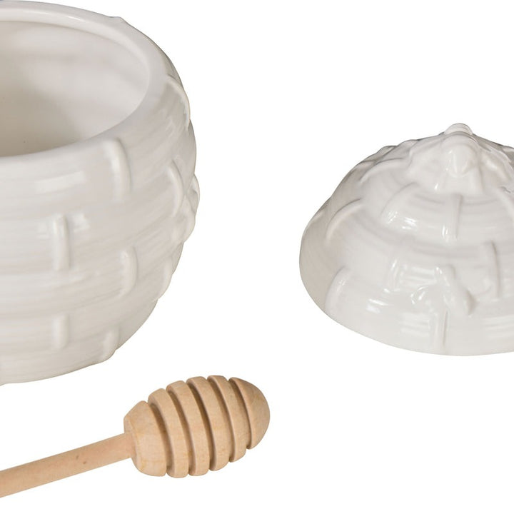 Dw Wildflower & Hive Honey Jar W Dipper
