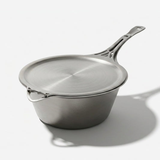 Solidteknics Noni Satin Set 4.5L Saucepan Plus 27Cm Skillet Lid Set