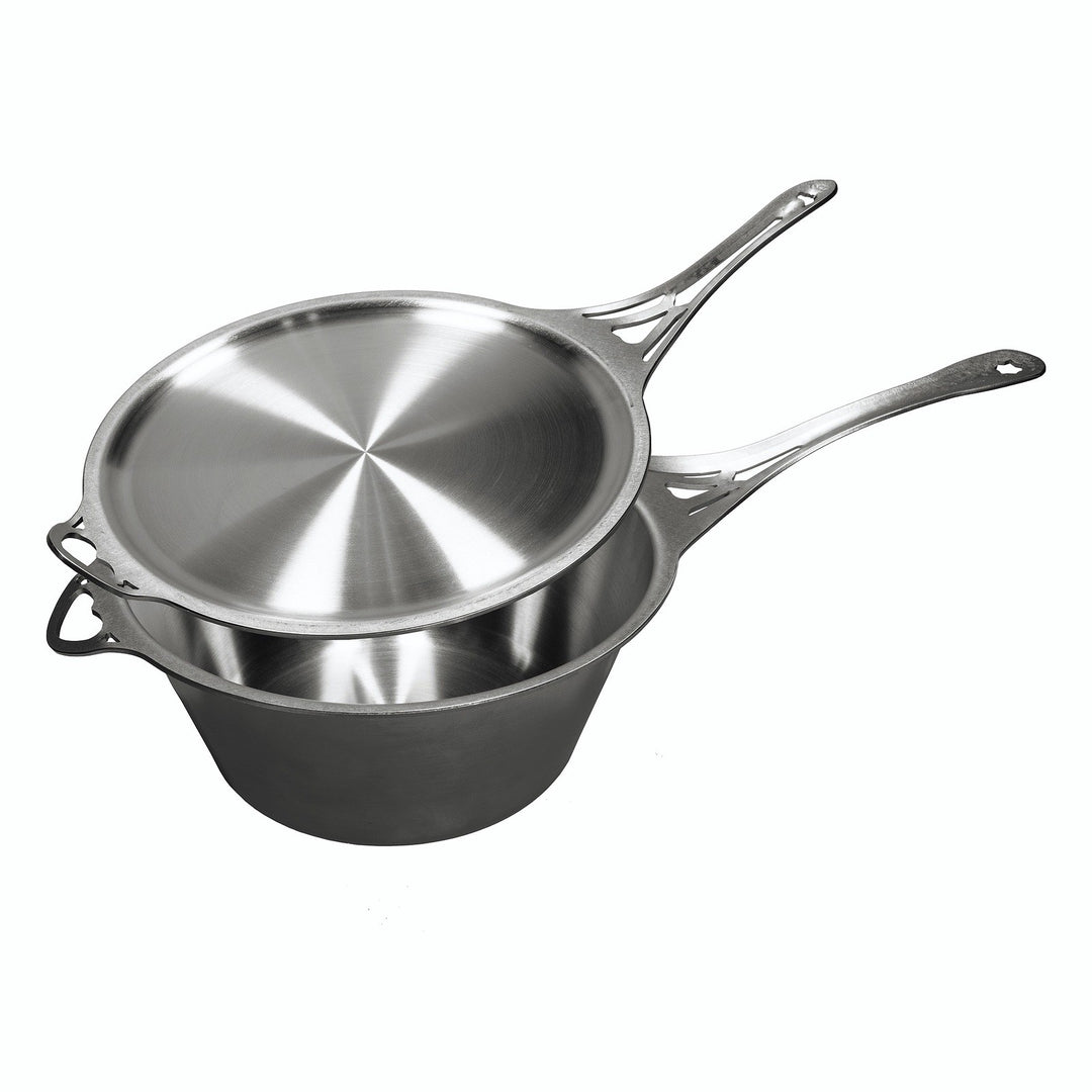 Solidteknics Noni Satin Set 4.5L Saucepan Plus 27Cm Skillet Lid Set