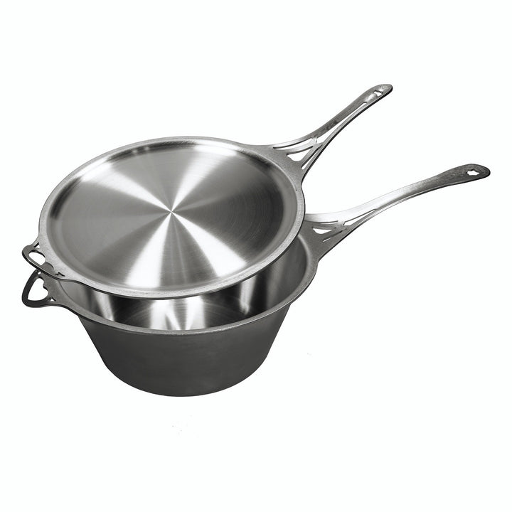 Solidteknics Noni Satin Set 4.5L Saucepan Plus 27Cm Skillet Lid Set