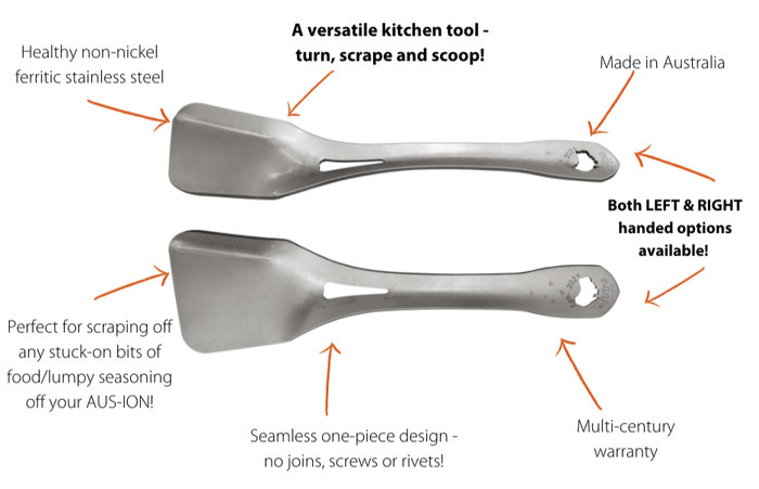 Left-handed Tss – Turnenscrapenscoop™ Ferritic Stainless Steel